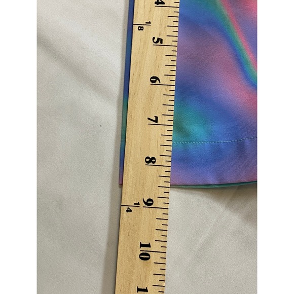 DUVIN Mens Small Button Up Shirt Short Sleeve Trippy Swirl Print Casual Beach - Picture 5 of 11